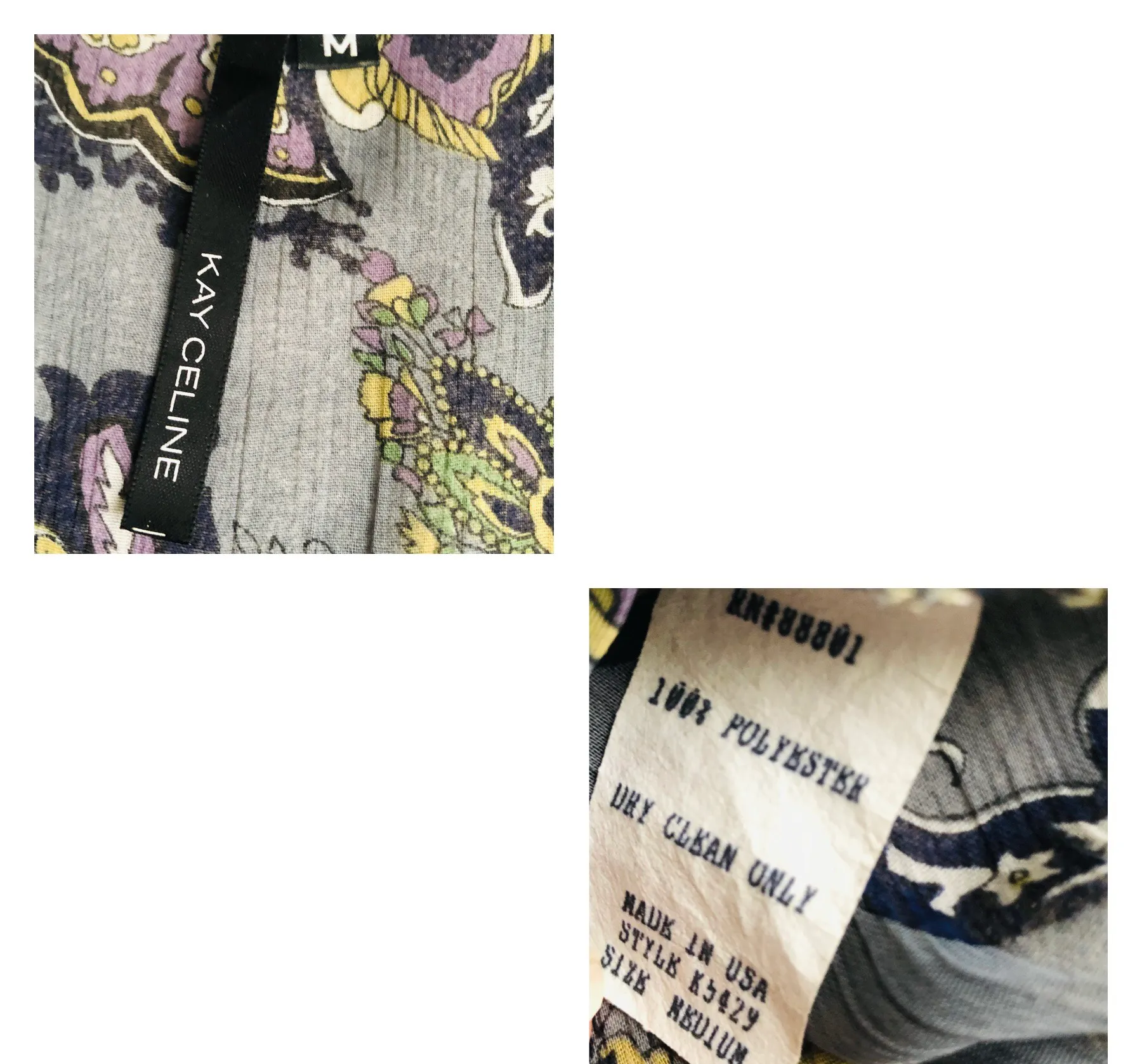 Blue Paisley Blouse - Image 10