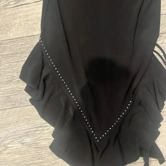 Chesley Womens Black Size Medium with Sequins Dress Sweet 16 Cocktail Party - Image 3