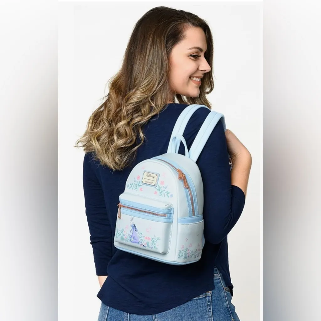 Disney Loungefly Pastel Blue Eeyore Backpack - Image 7
