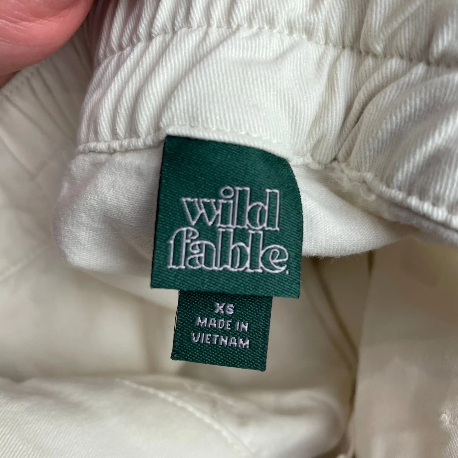 Wild Fable Women's Off-White Cargo Pants - Image 5