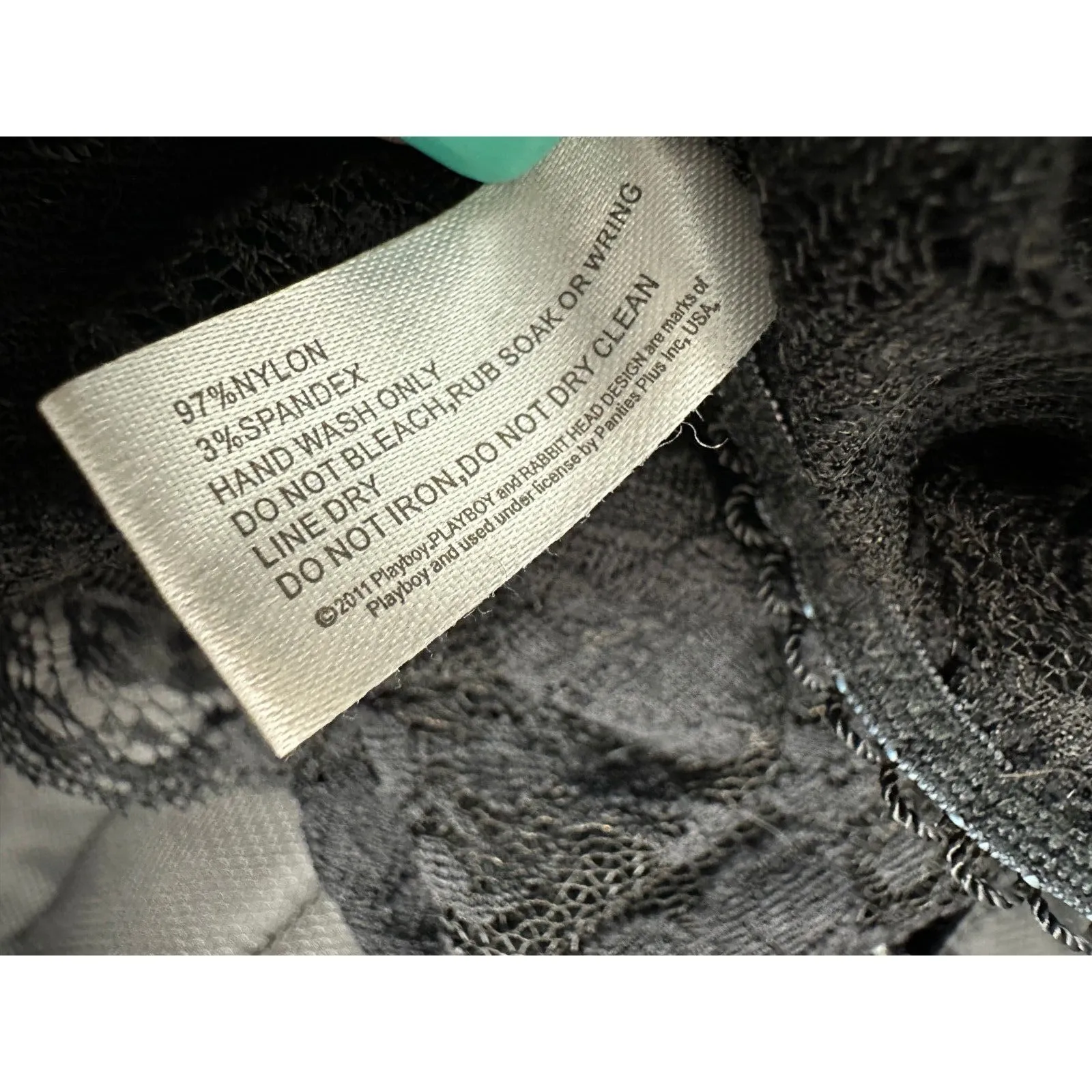 Playboy Intimates Sheer Lace Babydoll Lingerie Slip Size Medium - Image 2