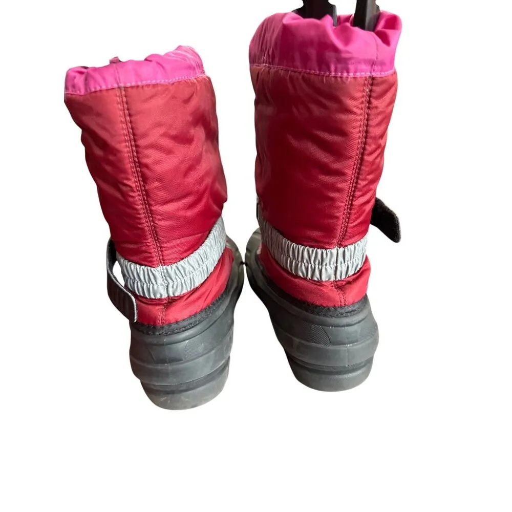 Sorel Womens Red Pink black Waterproof Winter Boots Size 5 SKU8110 - Image 5