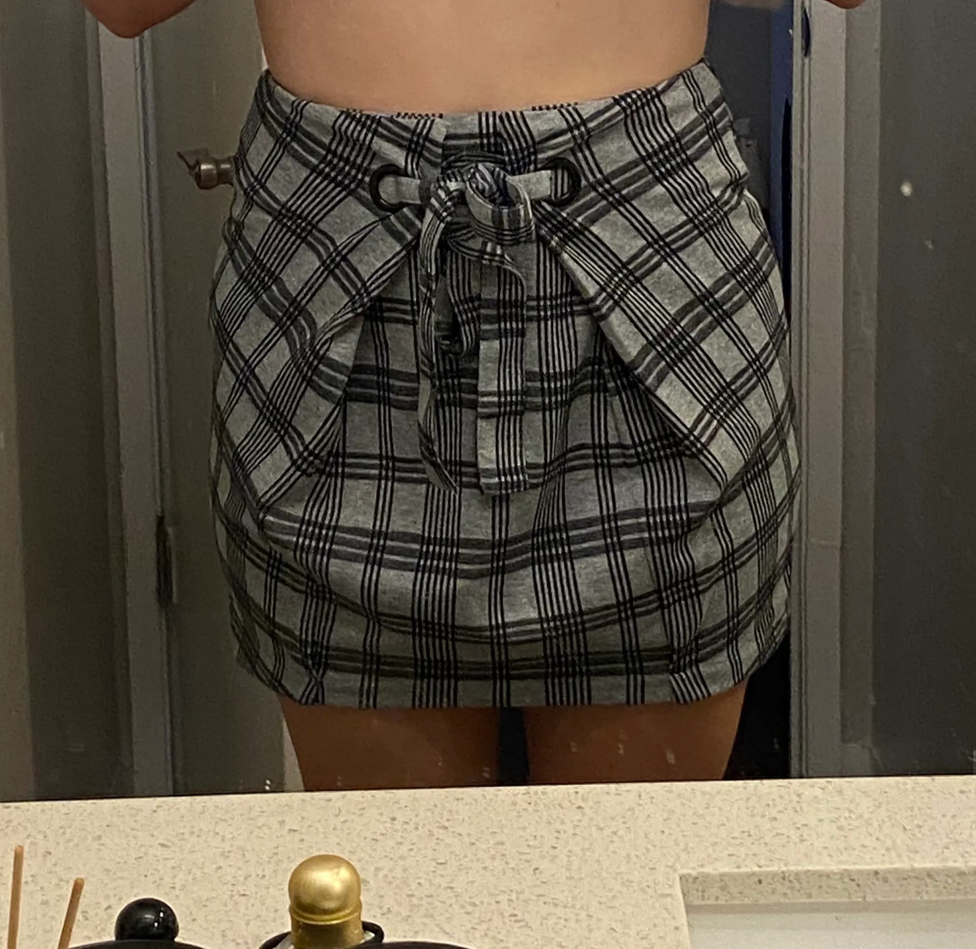 Mustard Seed Plaid Skirt - Image 2