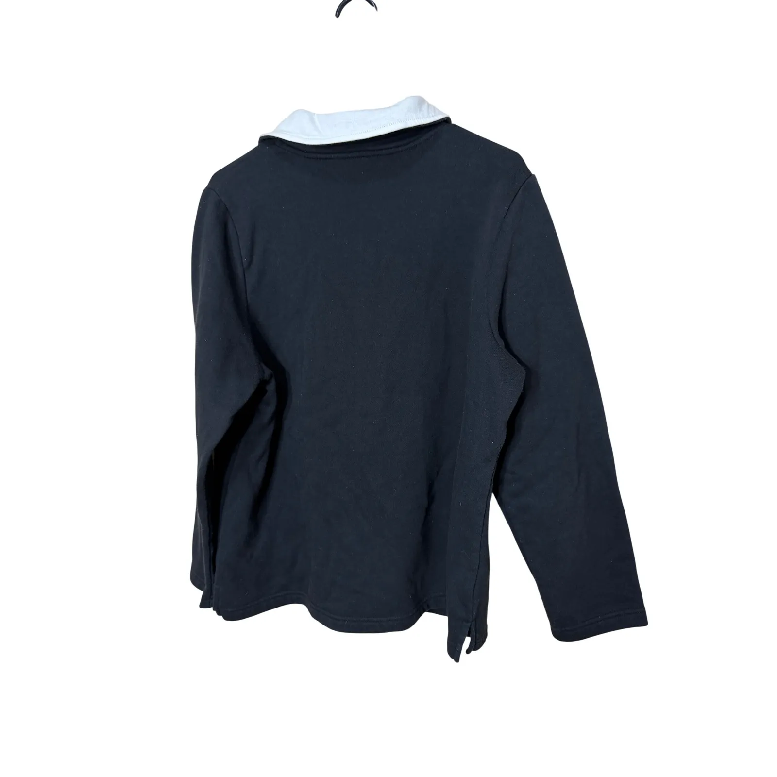 Breckenridge Black Embroidered Christmas Quarter Zip Sweatshirt 1X - Image 5