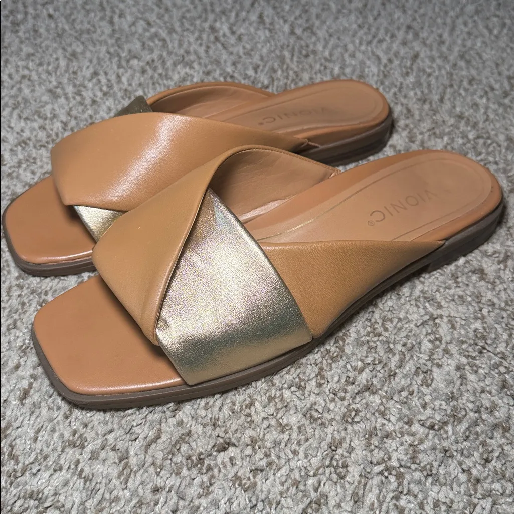 Vionic Miramar Women’s Tan Square Toe Sandal size 7 - Image 2