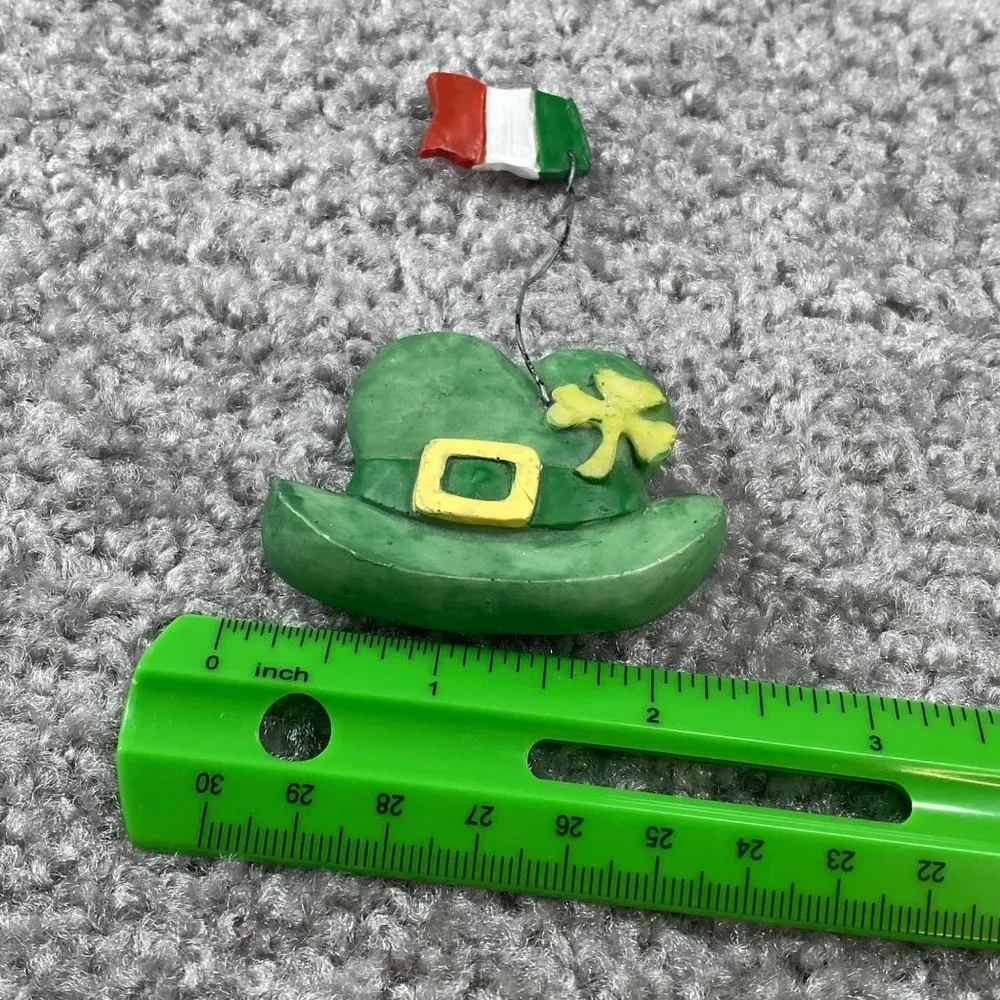 Saint Patrick Day Pin Brooch Leprechaun Hat Shamrock Irish Ireland Flag - Image 10