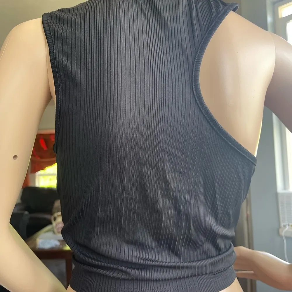 Womens Summer One Shoulder Tank Tops… Black Size L - Image 3