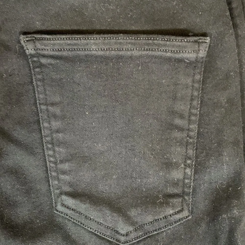 Citizens Of Humanity Rocket Crop High Rise Skinny Black Jeans Stretch Denim 26 - Image 11