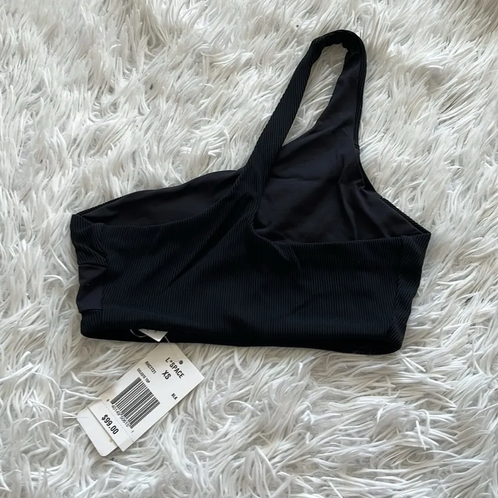 L*Space Black Celeste one shoulder Top  Women’s size XS - Image 12