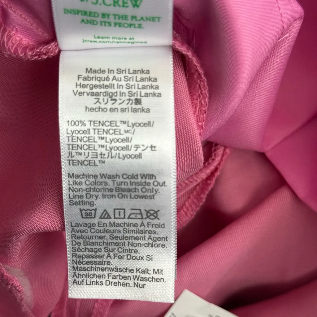 NWT J. Crew Wide Leg Pleated Twill Trouser Pants | Pink | 4 - Image 6