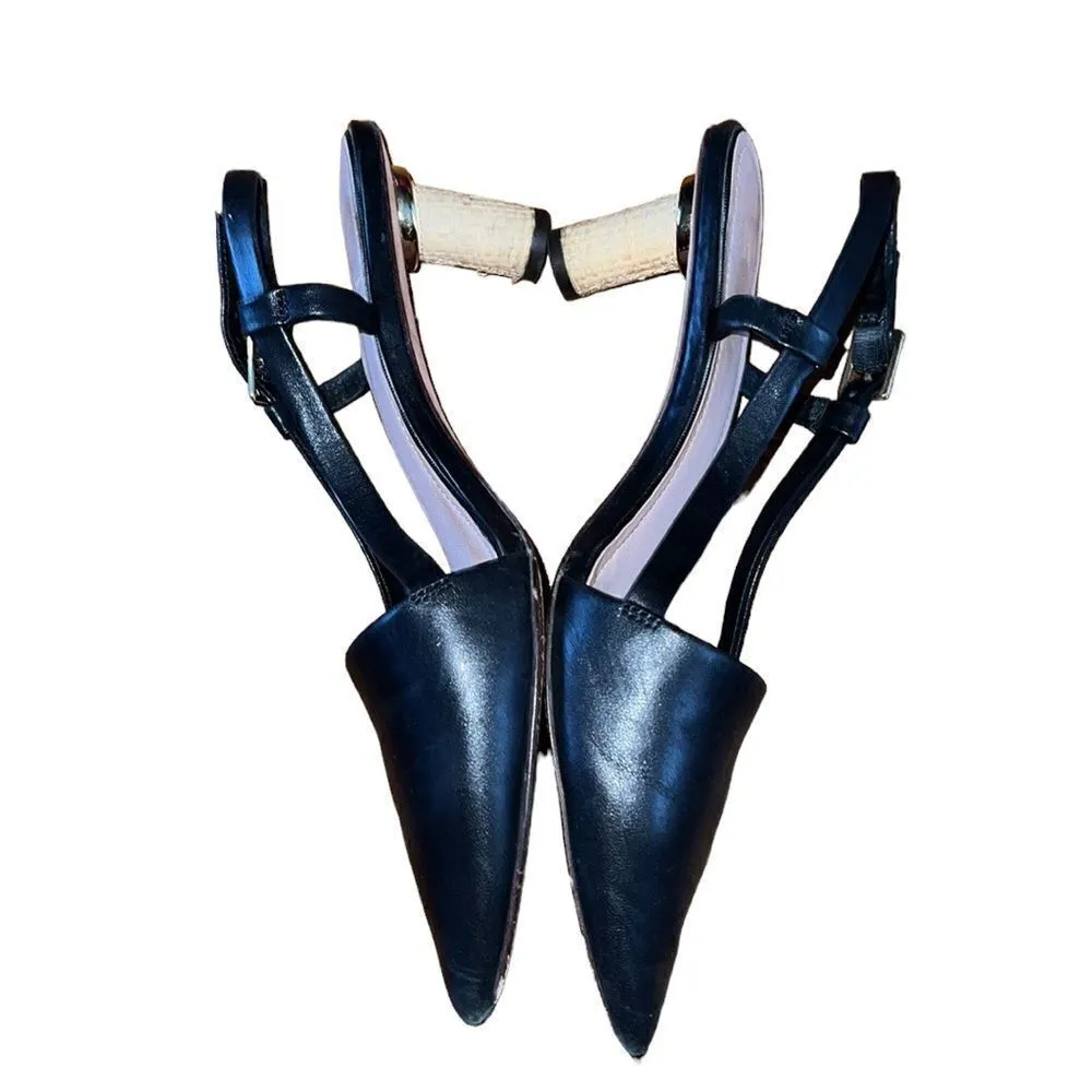 AD & Daughters Black Leather Size 7 - Image 5