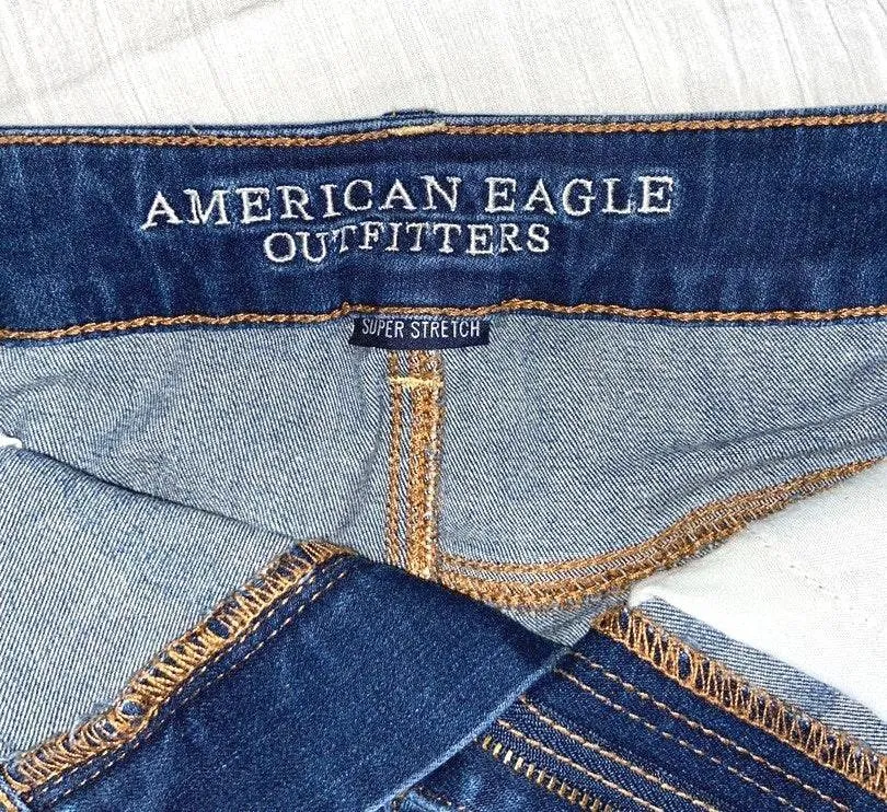 Jean Shorts Blue Size 8 - Image 3