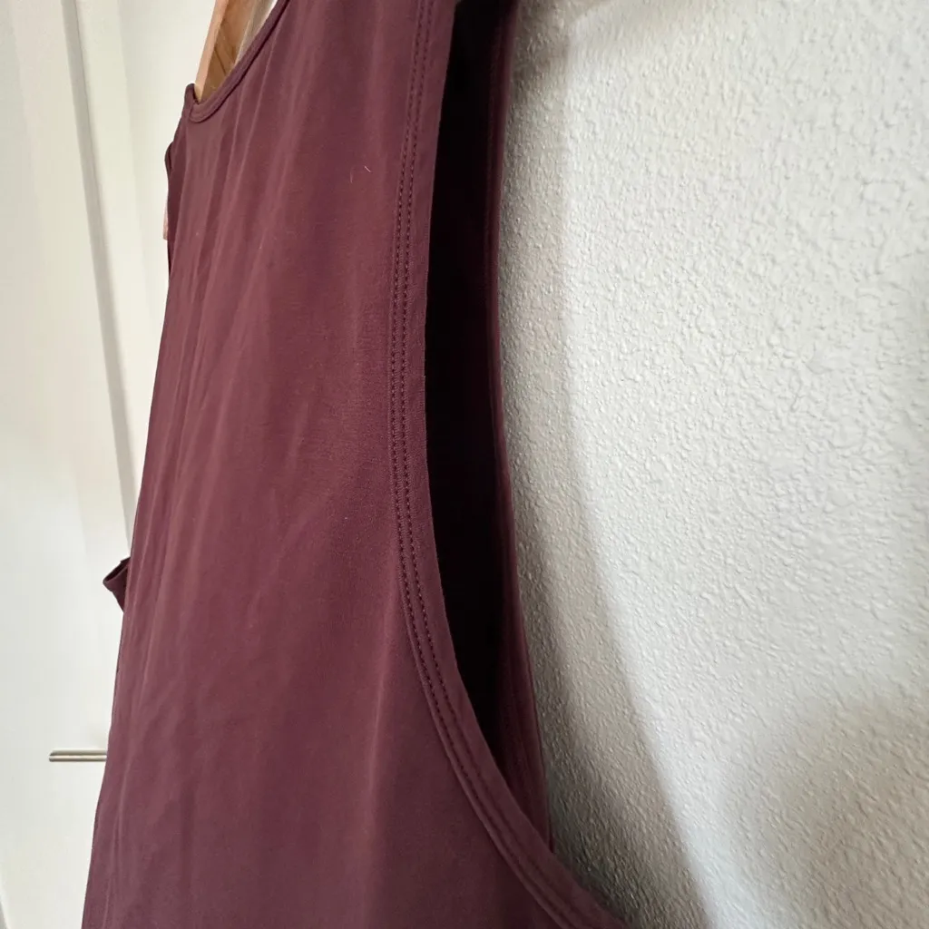 BYLT Basics Maroon Muscle Tee Purple Size XXL - Image 5