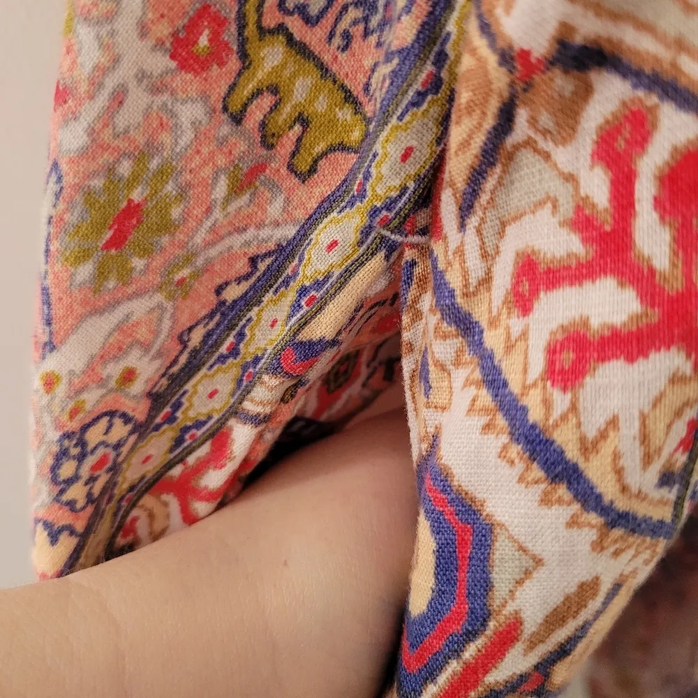 Rachel Zoe Printed Linen Shift Dress - Image 5