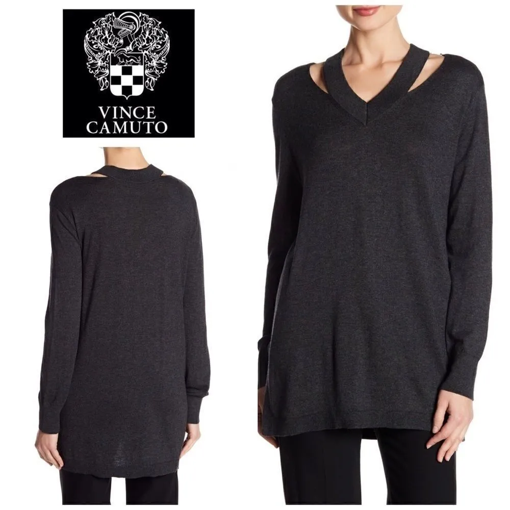 Heather gray oversized sweater. NWOT - Image 2