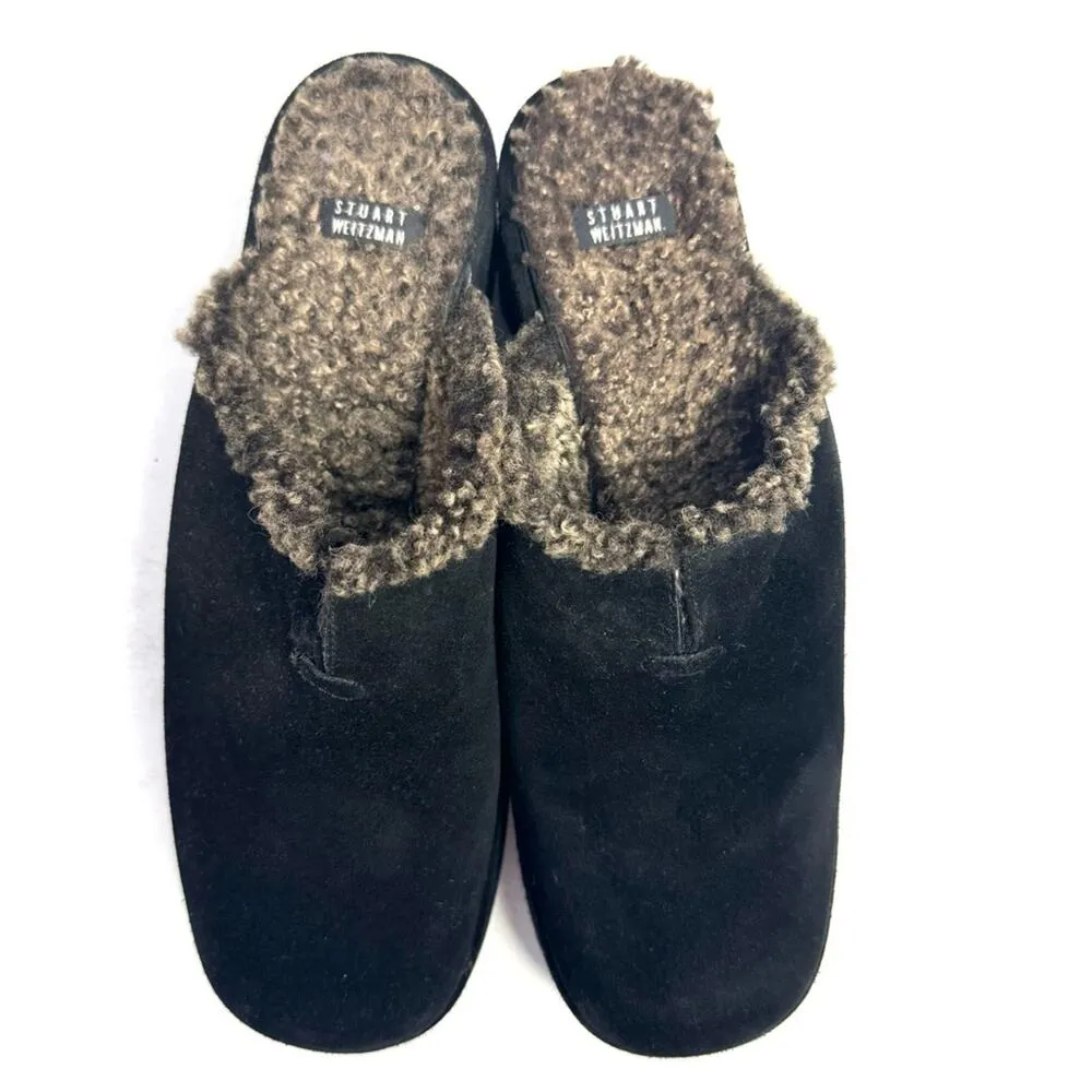 Stuart Weitzman Vintage Black Platform Mules Size 7 - Image 5