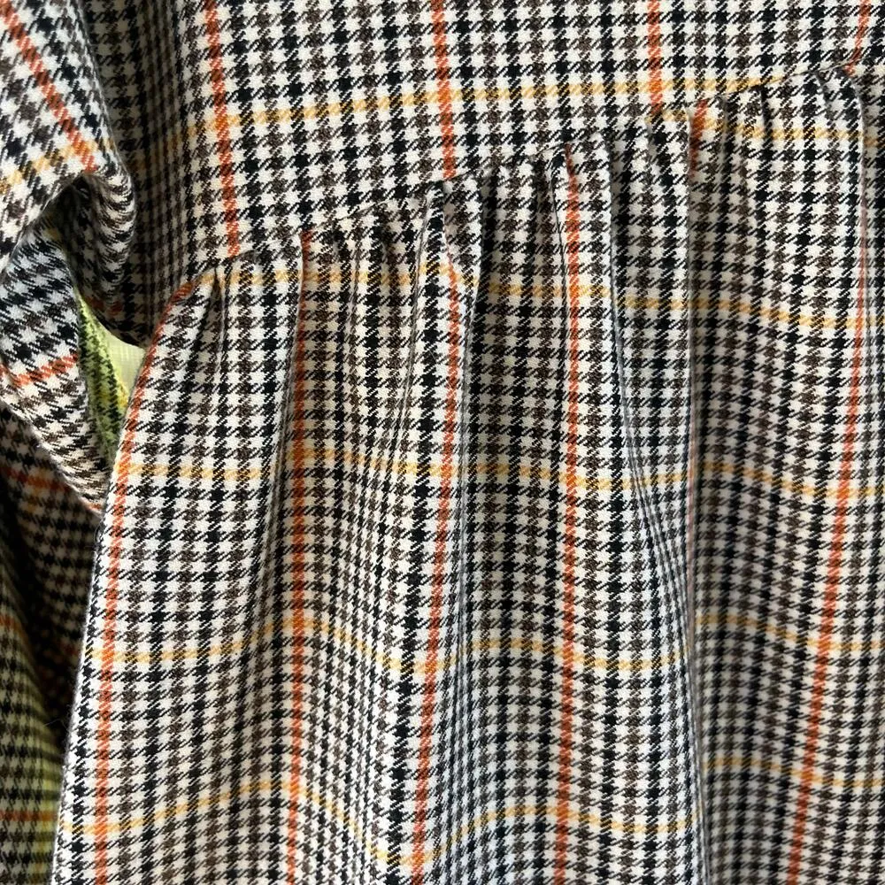 Zara Women's Plaid Button Front Mini Dress Size M - Image 5