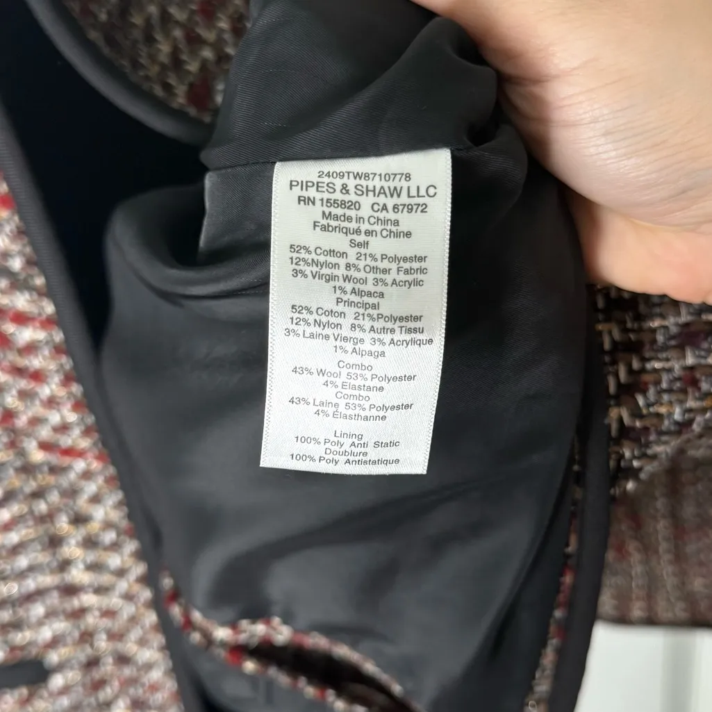 Veronica Beard Watkins Dickey Tweed Blazer Jacket 2 - Image 9