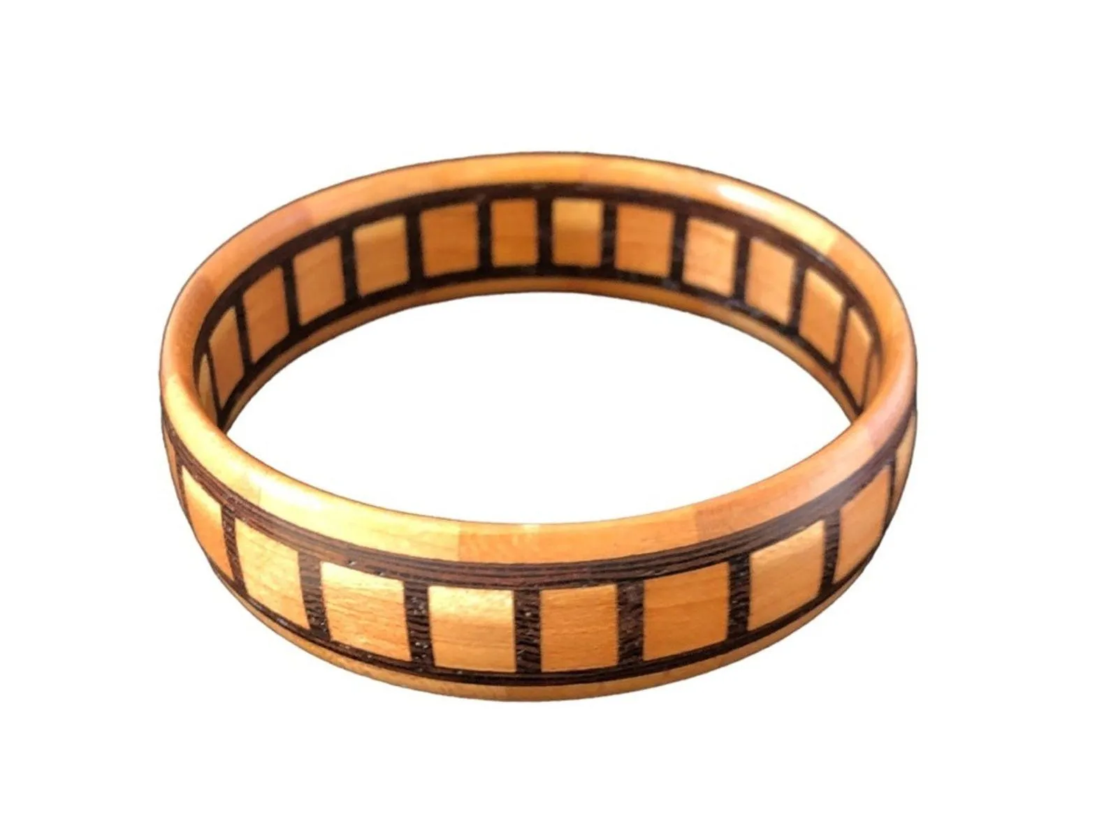 Bohemian Three Yellow White, Brown Black, Brown Bangle Bracelets - Image 7