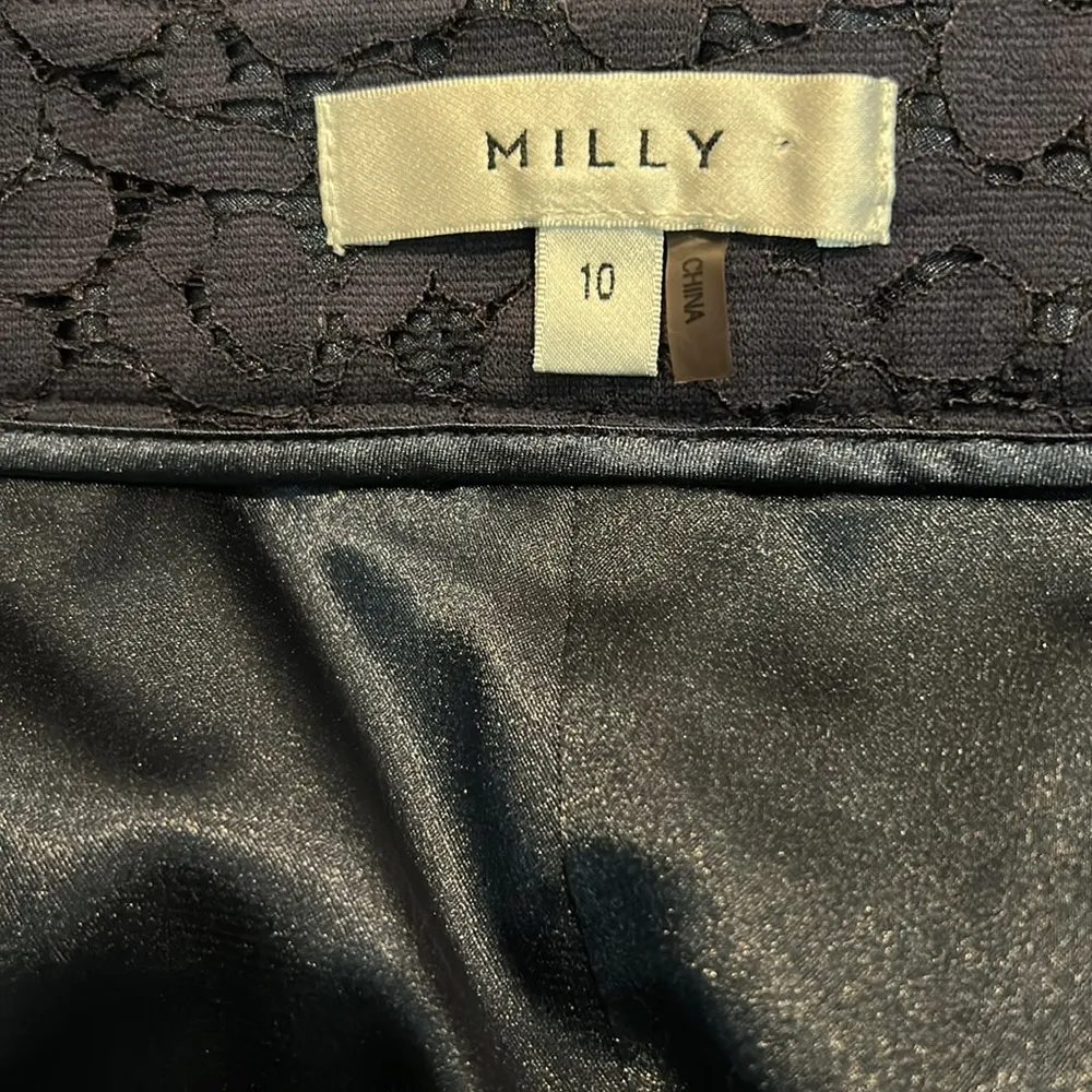 MILLY navy lace pants - Image 5