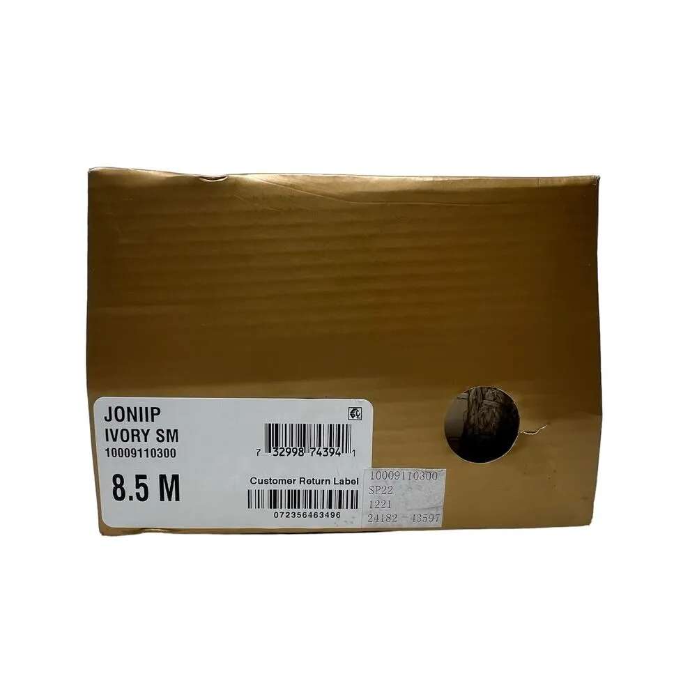 Charter Club Jonip Ivory Laser Cut Faux Leather Espadrilles 8.5 - Image 3