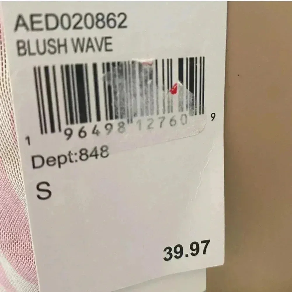 NWT AFRM LOS ANGELES Blush Pink Wave Dress Women’s Mini Sleeveless Sundress - Image 5