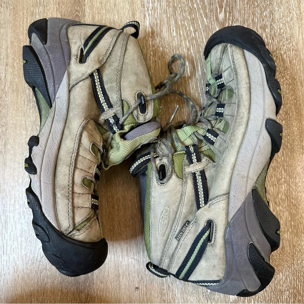 Keen Targhee II Mid Boots Waterproof Hiking Trail Shoes 7.5 - Image 5