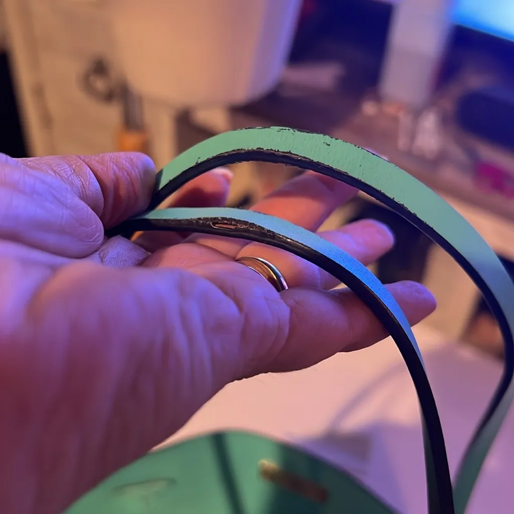 Kate Spade Elodie Black and Teal Tote Bag 12x12x6 - Image 9