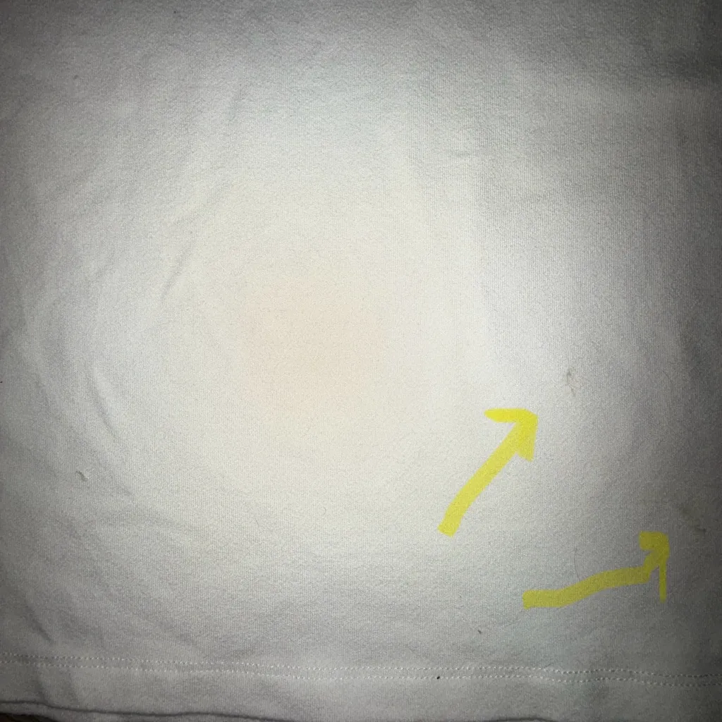 Free People “Rock With It Top”  In Ivory Off Shoulder W/Cream Embroidery Size M - Image 7