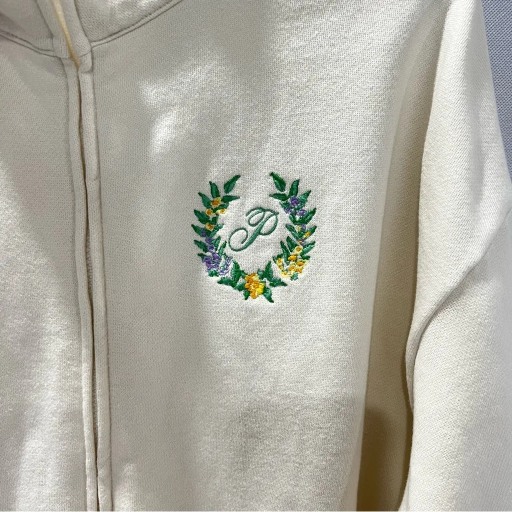 Pink Victoria Secret Ivy Full Zip Fleece Mock Neck Sweatshirt Size Medium Jacket - Image 9