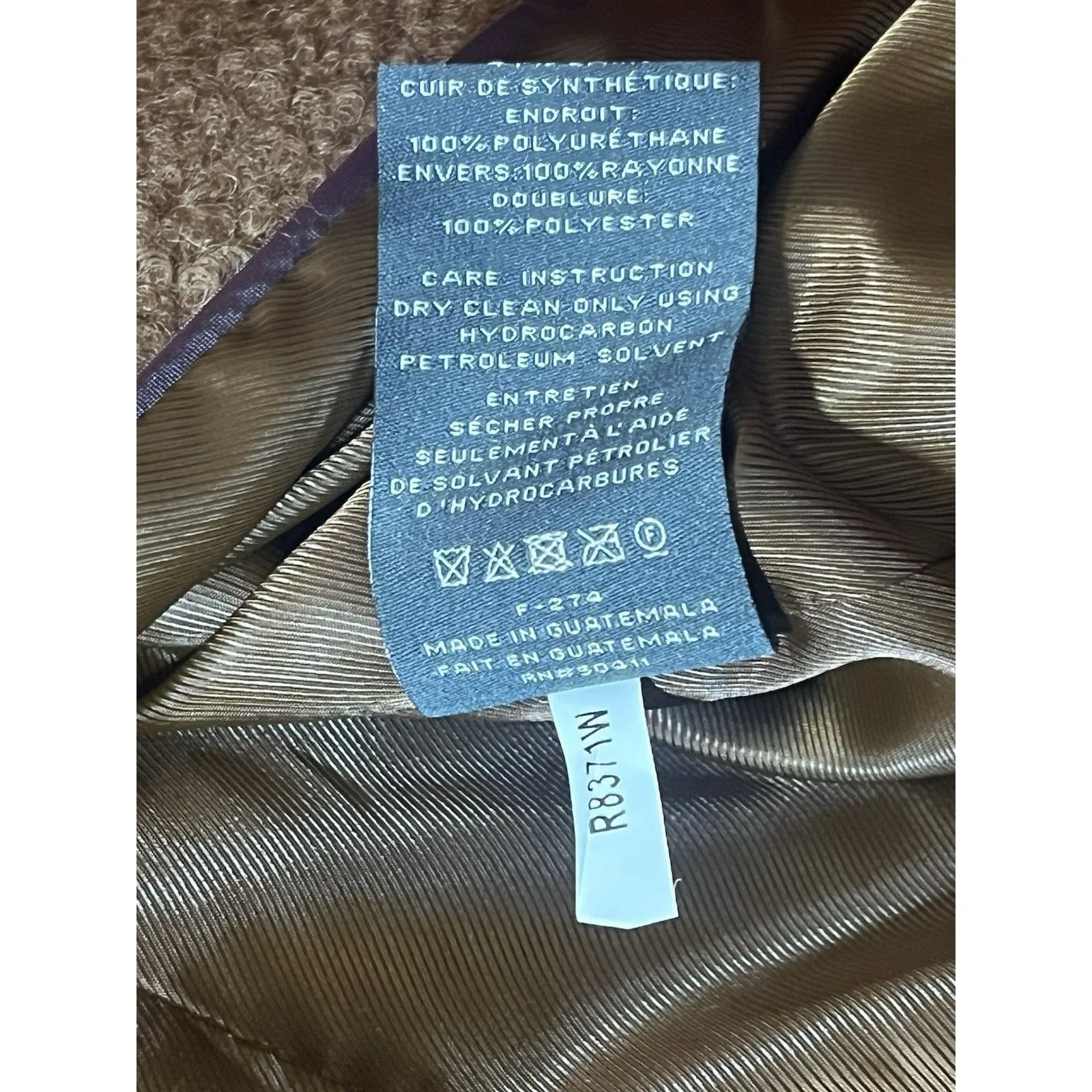 Vince Camuto Asymmetrical Wool Blend Pea Coat Sz. Small Brown Belt Winter Zipper - Image 13