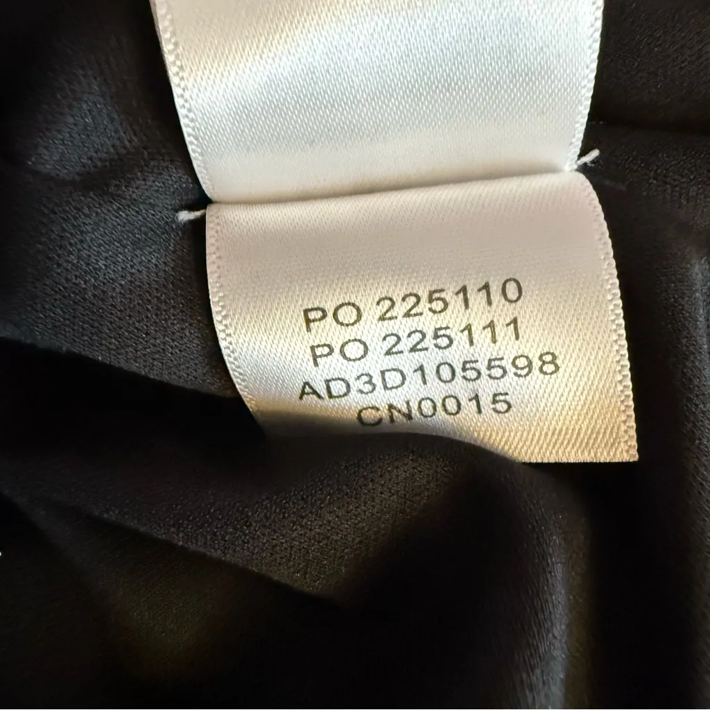 ADRIANNA BY ADRIANNA PAPELL Ponte Taffeta Drop Waist Flounce Dress Black Sz 12 - Image 9