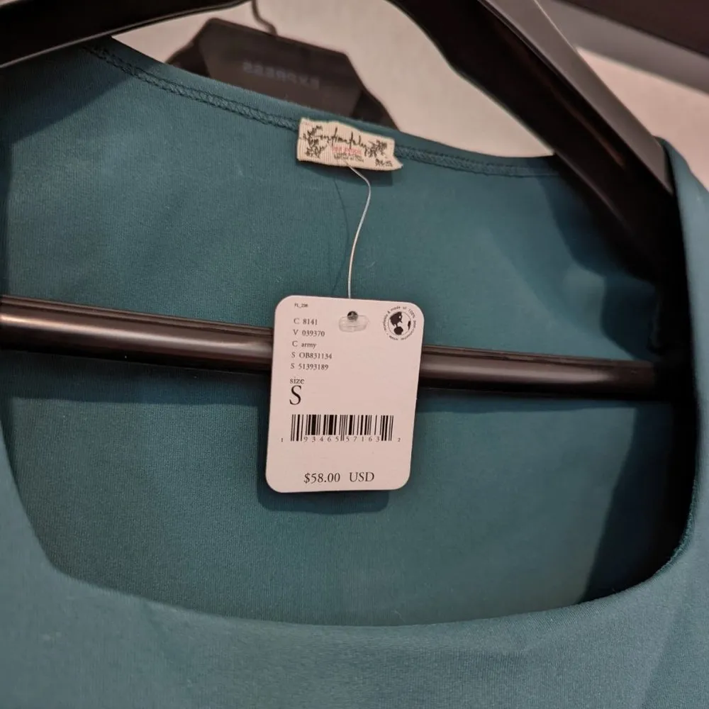 Free People Fair and Square Neck Duo Bodysuit NWOT - Image 2