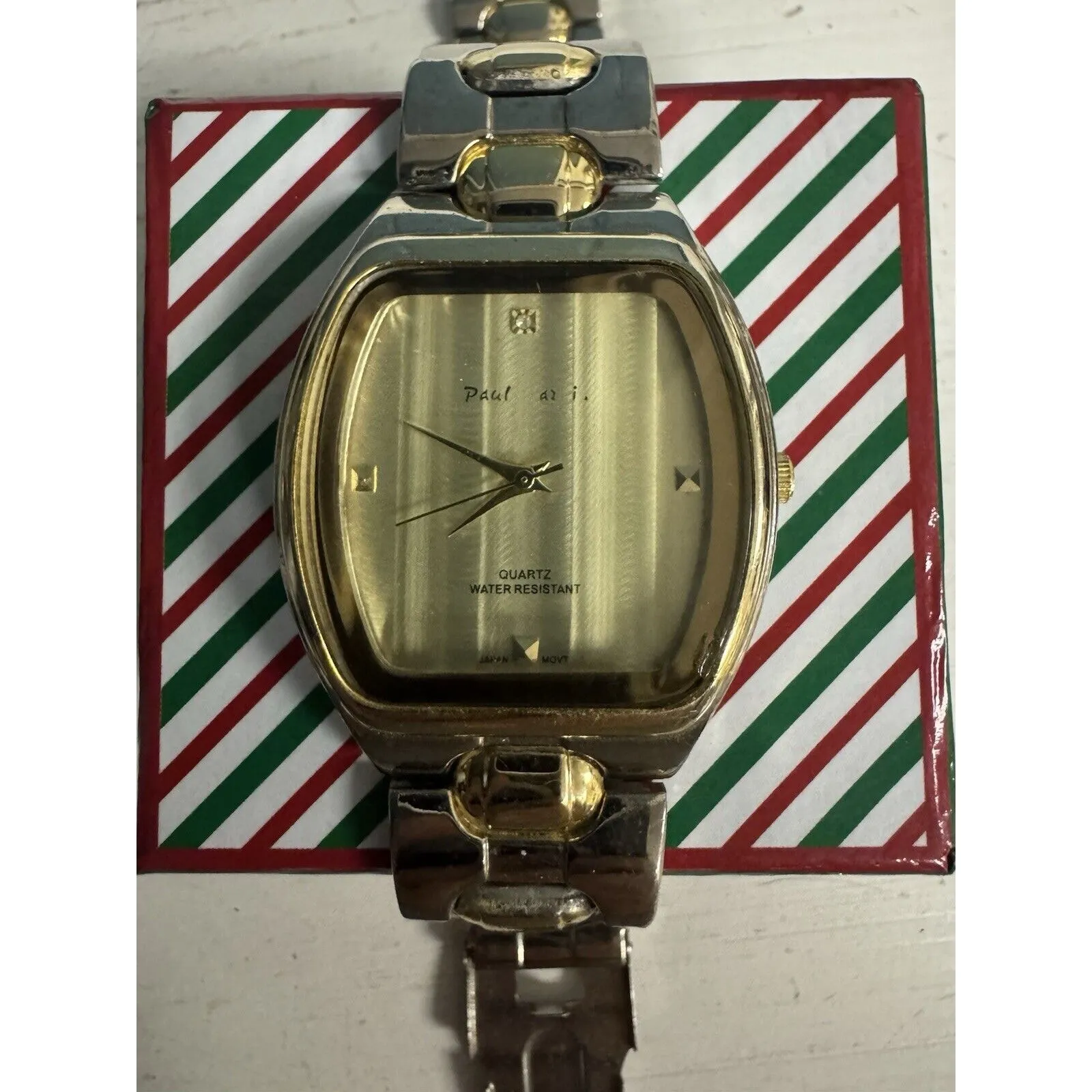 Paul Jardin Men's Silver Toned Link Band Analog Watch Water Resistant *read‎ - Image 7