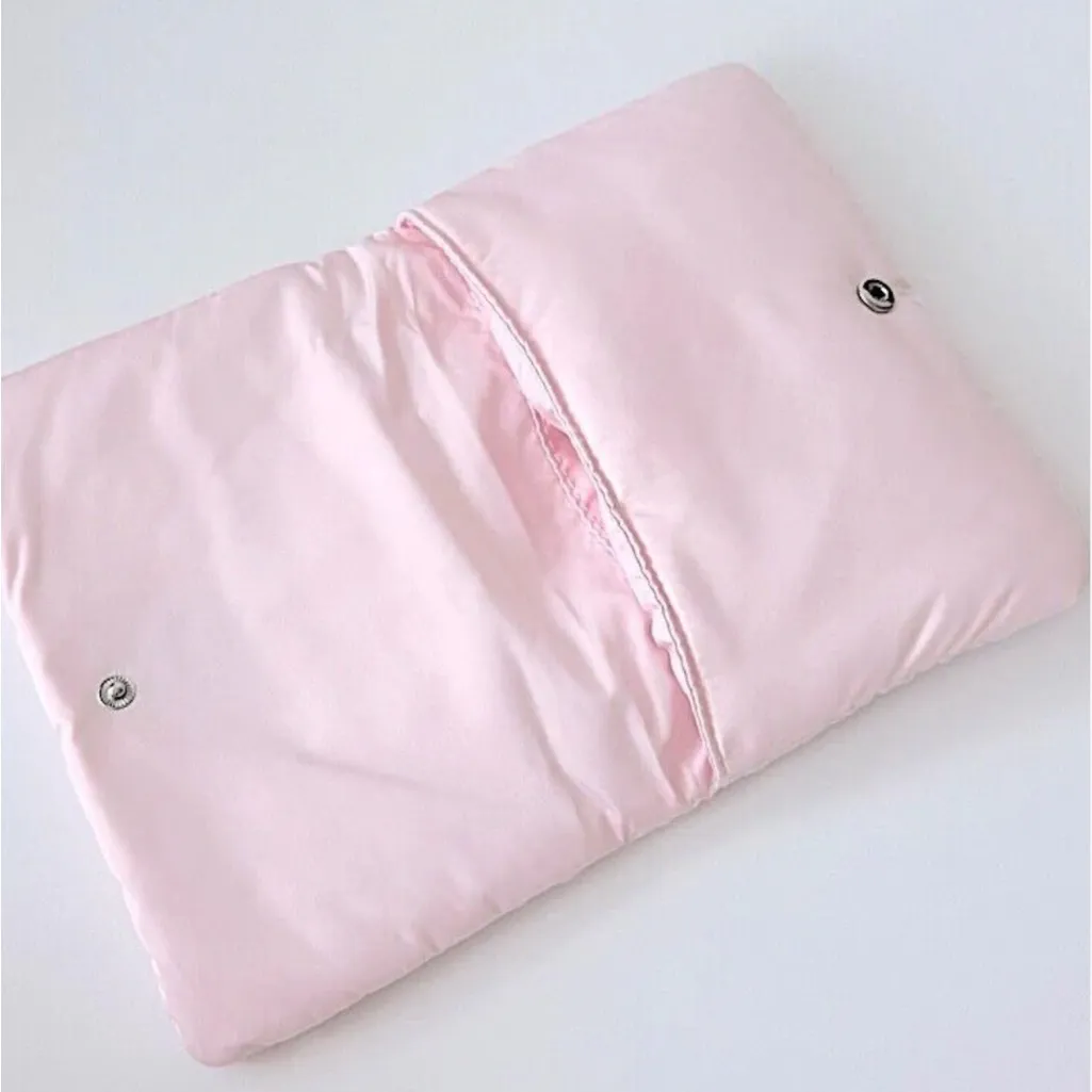 Dior Soft Pink Pouch with Silver Accent - Image 4