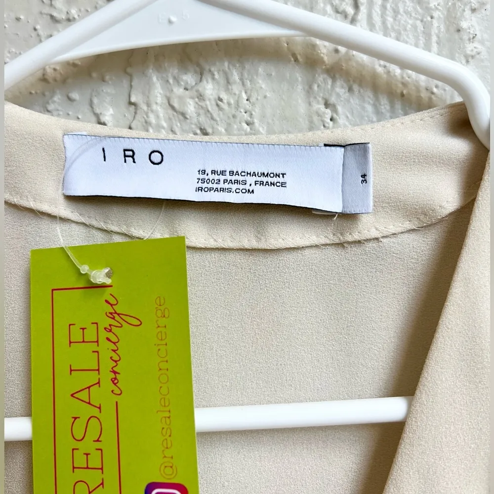 IRO  Paris Caspian cream jumpsuit FR 34 / US 2 - Image 10