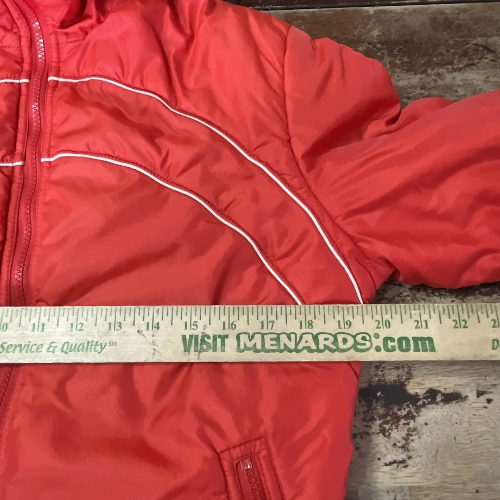 SKYR vintage ski set red bibs and jacket Medium Large - Image 12