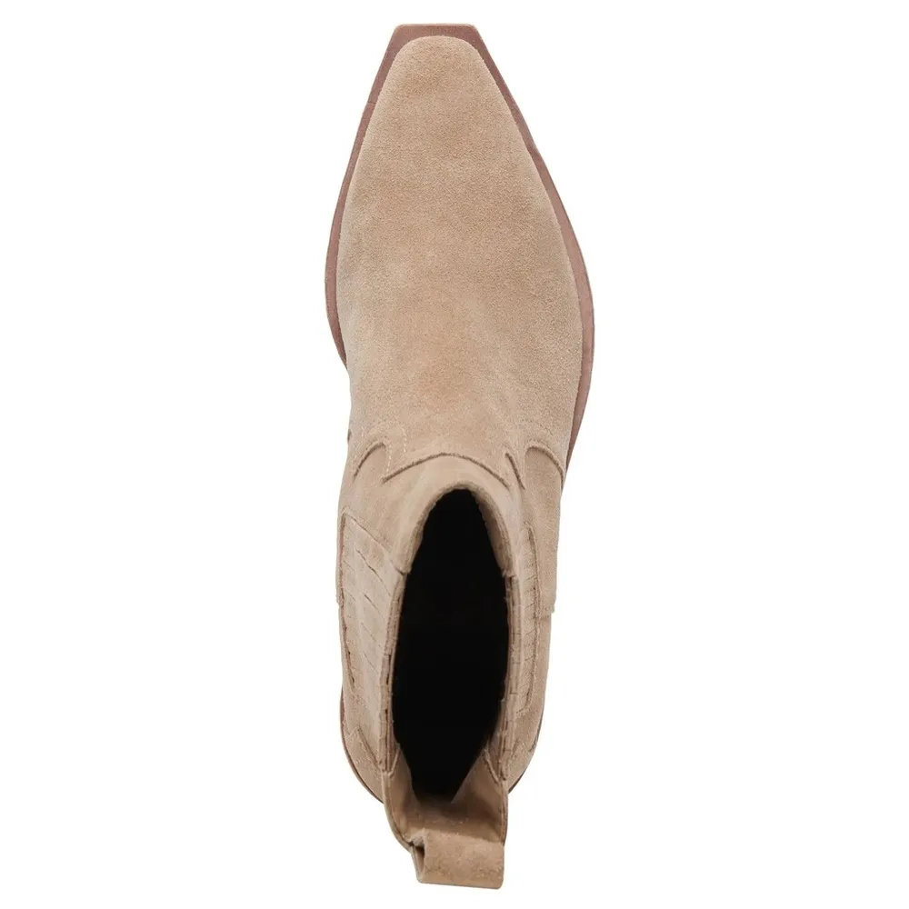 Dolce Vita Senna Bootie in Almond Suede, Size 11 NEW in Box Tan - Image 6