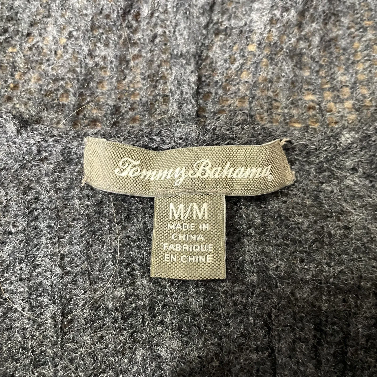 Tommy Bahama Hooded Sweater Womens Size Medium Black Wool Blend Pullover - Image 4