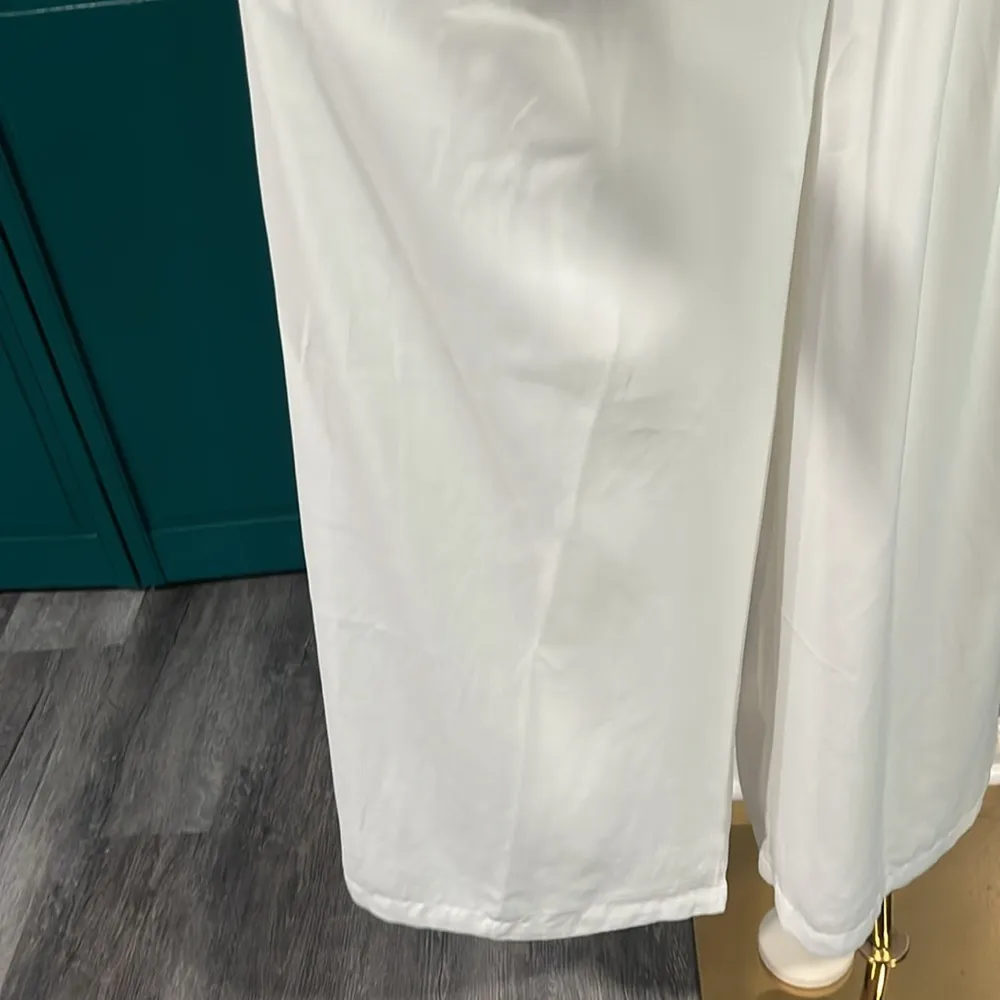 Tronjori NWT Women High Waist Casual Wide Leg Long Palazzo Pants - Image 5