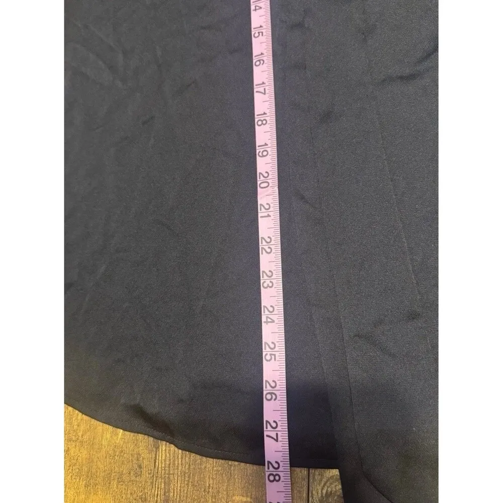 Banana Republic Womens Blouse Sz Medium Long Sleeve Preppy Office Siren Gothic - Image 14