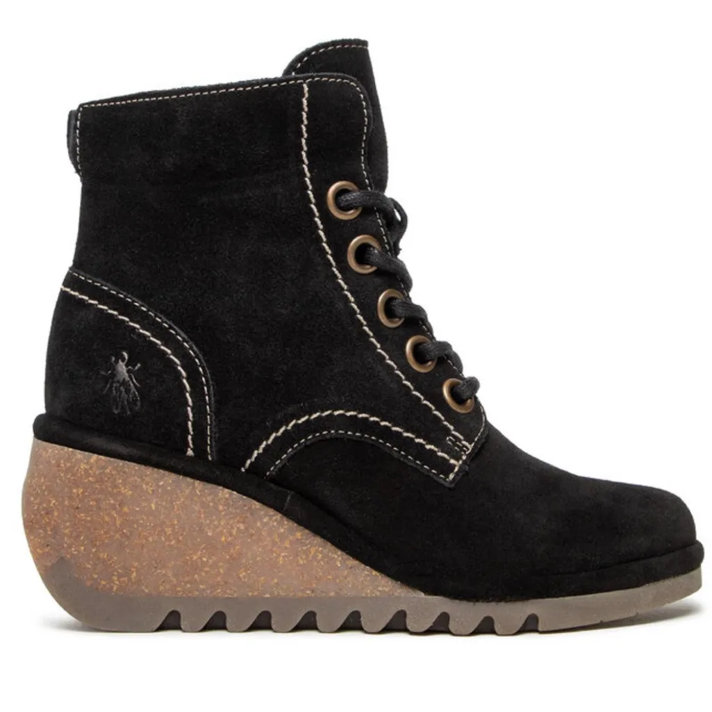 Fly London  Nero Suede Boots Dark Green Size 39 or 8 WORN ONCE - Image 12