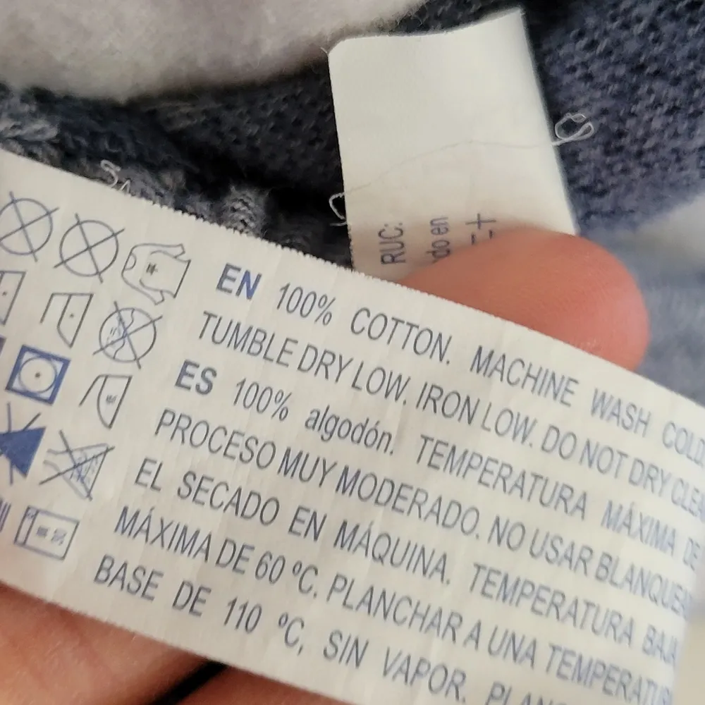 Forever 21 blue plaid button down size small - Image 6