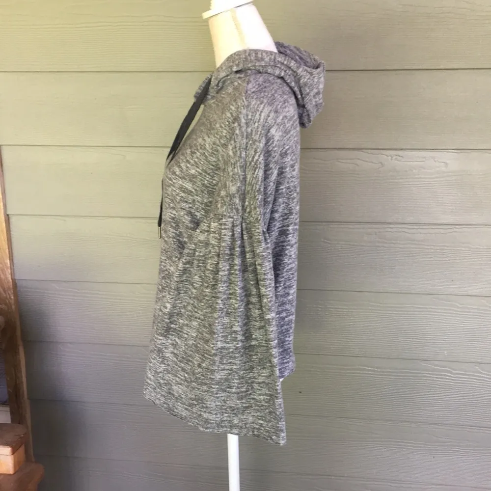 Taylor & Sage Hooded Bell Sleeve Sweater - Image 4