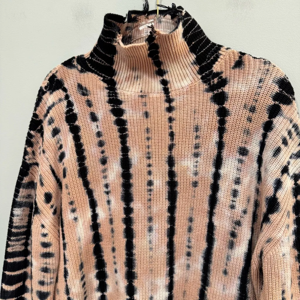 Young Fabulous & Broke Cameron Tie Dye Sweater Turtleneck Sz M/L - Image 3