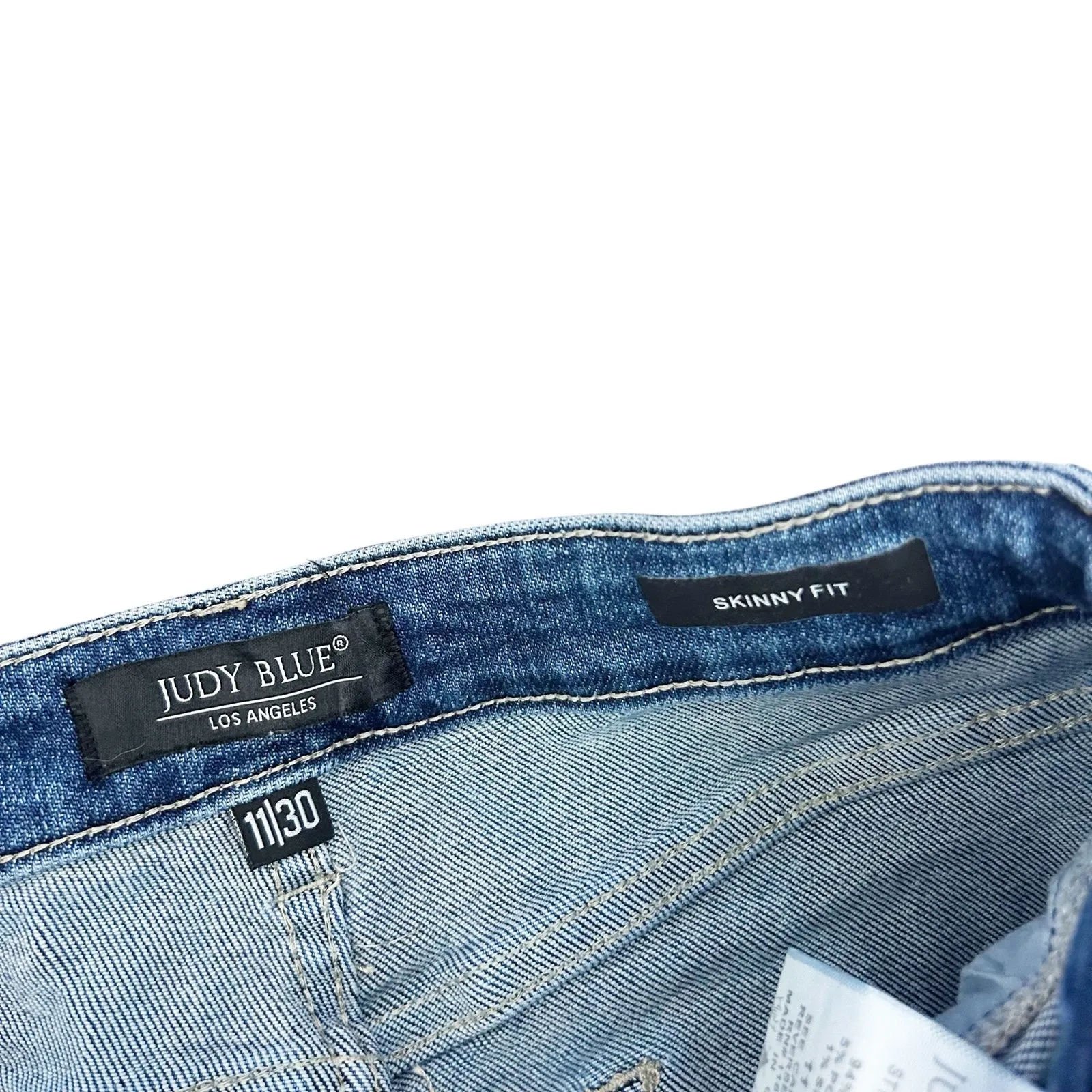 Judy Blue Skinny Fit High Waisted Jeans Sz 30 - Image 2