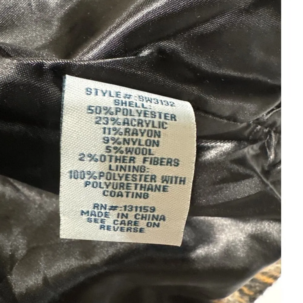 NWT Sebby Women's Oversized Plaid Fall Shirt Coat size large - Image 11