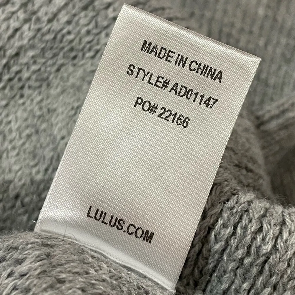 Lulu’s Tea Reader Sweater Dress - Grey - Small - Image 13