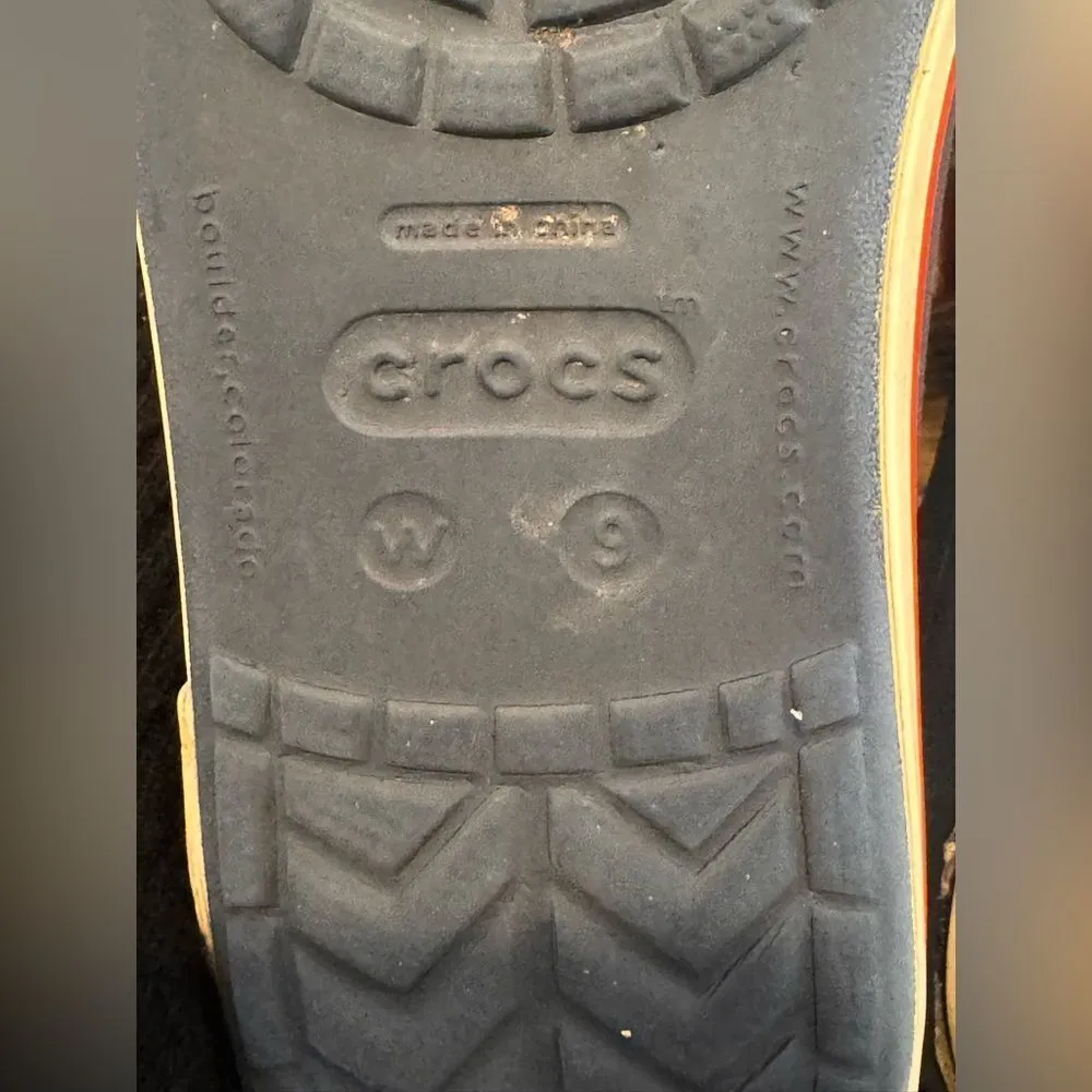 Crocs Crocband Blue slip on shoes size 9 - Image 9