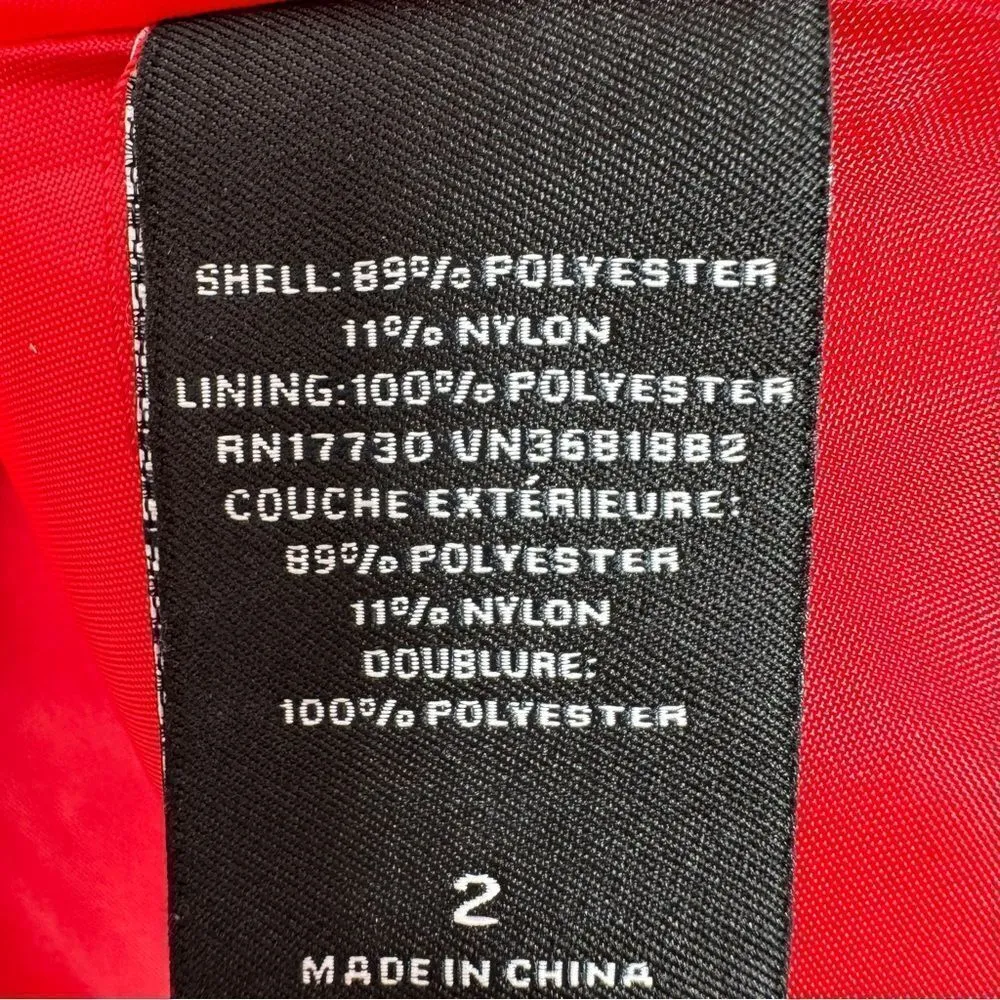 Prabal Gurung Target Colorblock Fit And Flare Sleeveless Party Mini Dress‎ Red 2 - Image 12